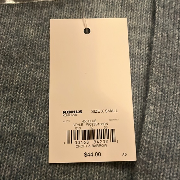 Croft & Barrow Extra Cozy Cardigan - Picture 3 of 6